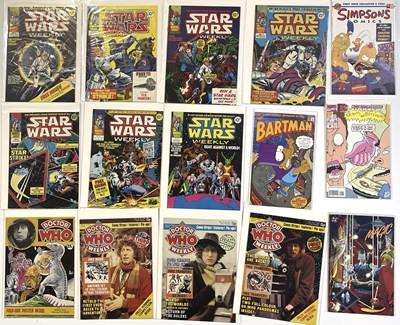 Lot 54 - TV AND FILM COMIC COLLECTION - SOME FIRST ISSUES INC STAR WARS.