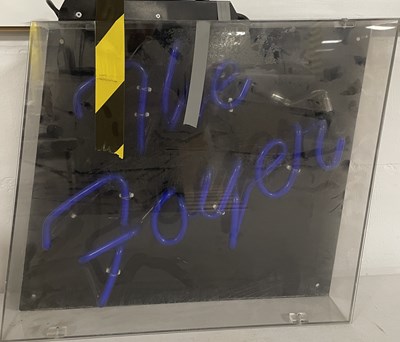 Lot 2 - BBC COLLECTION - ORIGINAL FOYER NEON SIGN.