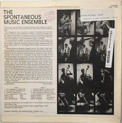 Lot 72 - SPONTANEOUS MUSIC ENSEMBLE - CHALLENGE LP (ORIGINAL UK COPY - EYEMARK EMPL 1002)