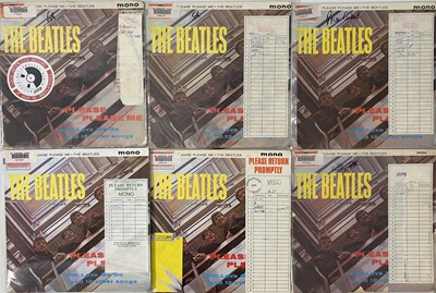 Lot 52 - THE BEATLES - PLEASE PLEASE ME LP PRESSINGS PACK