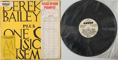 Lot 55 - DEREK BAILEY PLUS ONE MUSIC ENSEMBLE LP (BRITISH JAZZ - NONDO - DPLP 002)