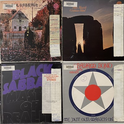 Lot 197 - GRAHAM BOND / BLACK SABBATH - VERTIGO SWIRL LP PACK