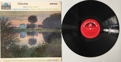 Lot 104 - ANDRE CLUYTENS - DEBUSSY JEUX/IMAGES POUR ORCEHSTRE LP (ORIGINAL UK STEREO RECORDING - COLUMBIA SAX 2548)