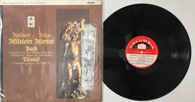 Lot 106 - NATHAN MILSTEIN - BACH DOUBLE CONCERTO LP (ORIGINAL UK STEREO RECORDING - COLUMBIA SAX 2578)