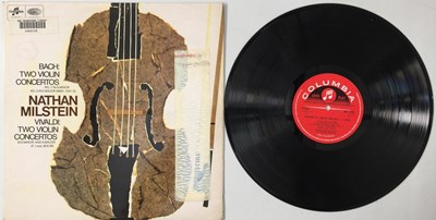 Lot 109 - NATHAN MILSTEIN - BACH TWO VIOLIN CONCERTOS LP (ORIGINAL UK STEREO RECORDING - COLUMBIA SAX 5285)