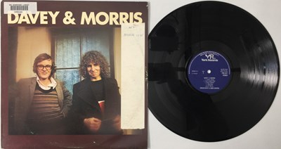 Lot 15 - SHAUN DAVEY & JAMES MORRIS - DAVEY & MORRIS LP (ORIGINAL UK COPY - YORK FYK 417)