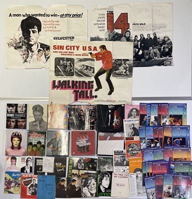 Lot 46 - MUSIC BOOKS / SONGBOOKS ETC INC DAVID BOWIE.