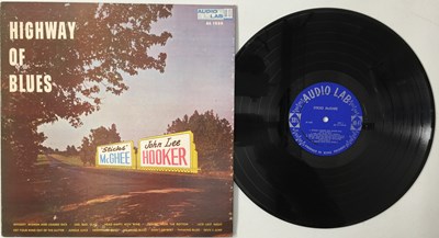Lot 161 - STICKS McGHEE & JOHN LEE HOOKER - HIGHWAY OF BLUES LP (AL 1520 - ORIGINAL PRESSING)