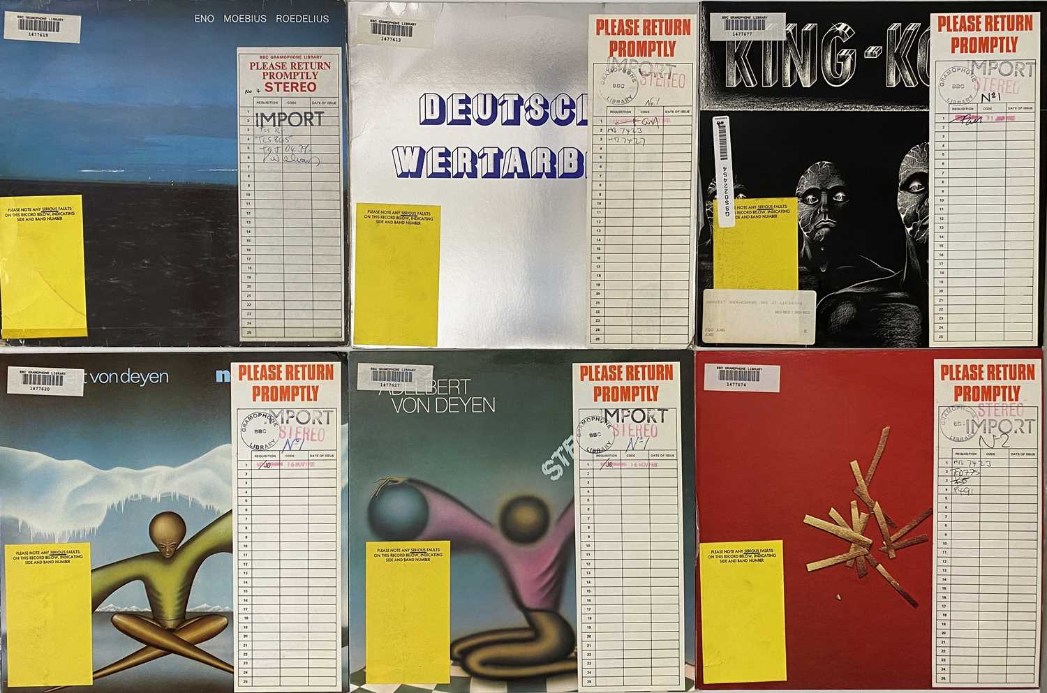 Lot 35 - SKY RECORDS (KRAUTROCK) - LPs