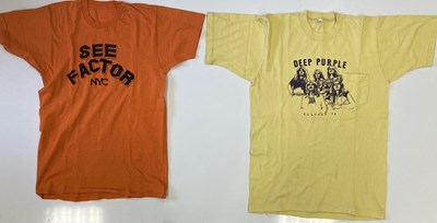 Lot 241 - DEEP PURPLE 1974 TOUR T-SHIRTS