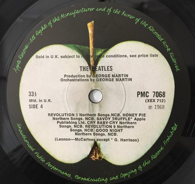 Lot 685 - THE BEATLES - THE WHITE ALBUM LP (PMC 7068 - ORIGINAL PRESSING - LOW NUMBER)