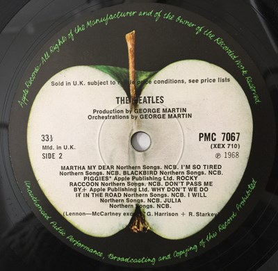 Lot 685 - THE BEATLES - THE WHITE ALBUM LP (PMC 7068 - ORIGINAL PRESSING - LOW NUMBER)
