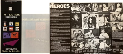 Lot 70 - BILLY BRAGG POSTERS 
