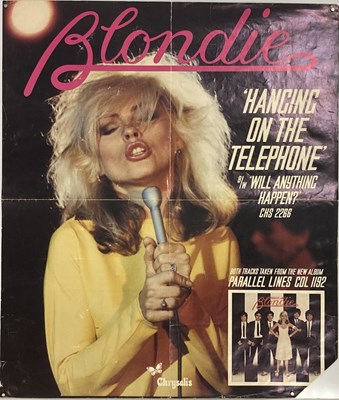 Lot 77 - BLONDIE HANGING ON THE TELEPHONE POSTER