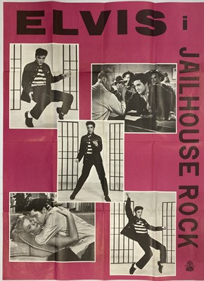 Lot 90 - ELVIS JAILHOUSE ROCK DANISH POSTER