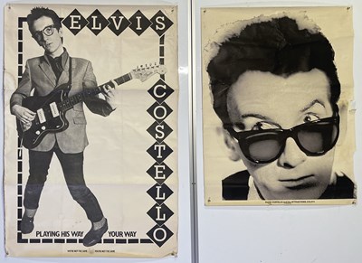 Lot 182 - ELVIS COSTELLO - ORIGINAL C 1970S POSTERS.