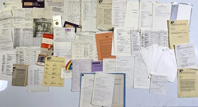 Lot 436 - 10CC - ORIGINAL C 1970S ITINERARIES AND TOUR EPHEMERA.