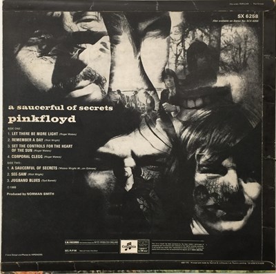 Lot 928 - PINK FLOYD - A SAUCERFUL OF SECRETS LP (UK MONO ORIGINAL - COLUMBIA - SX 6258)