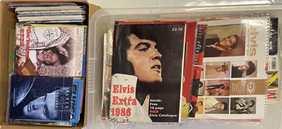 Lot 278 - ELVIS PRESLEY - LARGE COLLECTION OF FAN CLUB MAGAZINES INC FROM 1963 ONWARD.