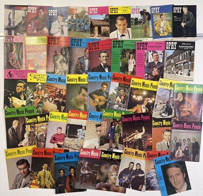 Lot 65 - LARGE COLLECTION OF COUNTRY MAGAZINES INC COMPLETE RUN OF 'OPRY'.