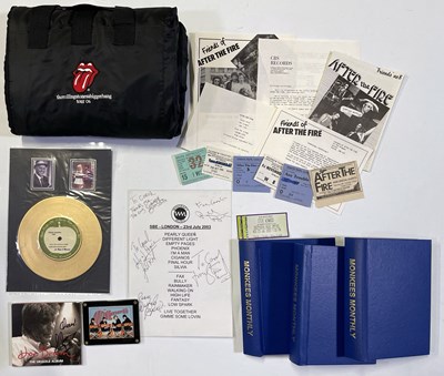 Lot 39 - ASSORTED MUSIC MEMORABILIA - ROLLING STONES / STEVE WINWOOD SIGNED ITEMS.
