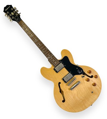 Lot 17 - EPIPHONE DOT NA HOLLOW BODY ELECTRIC GUITAR.