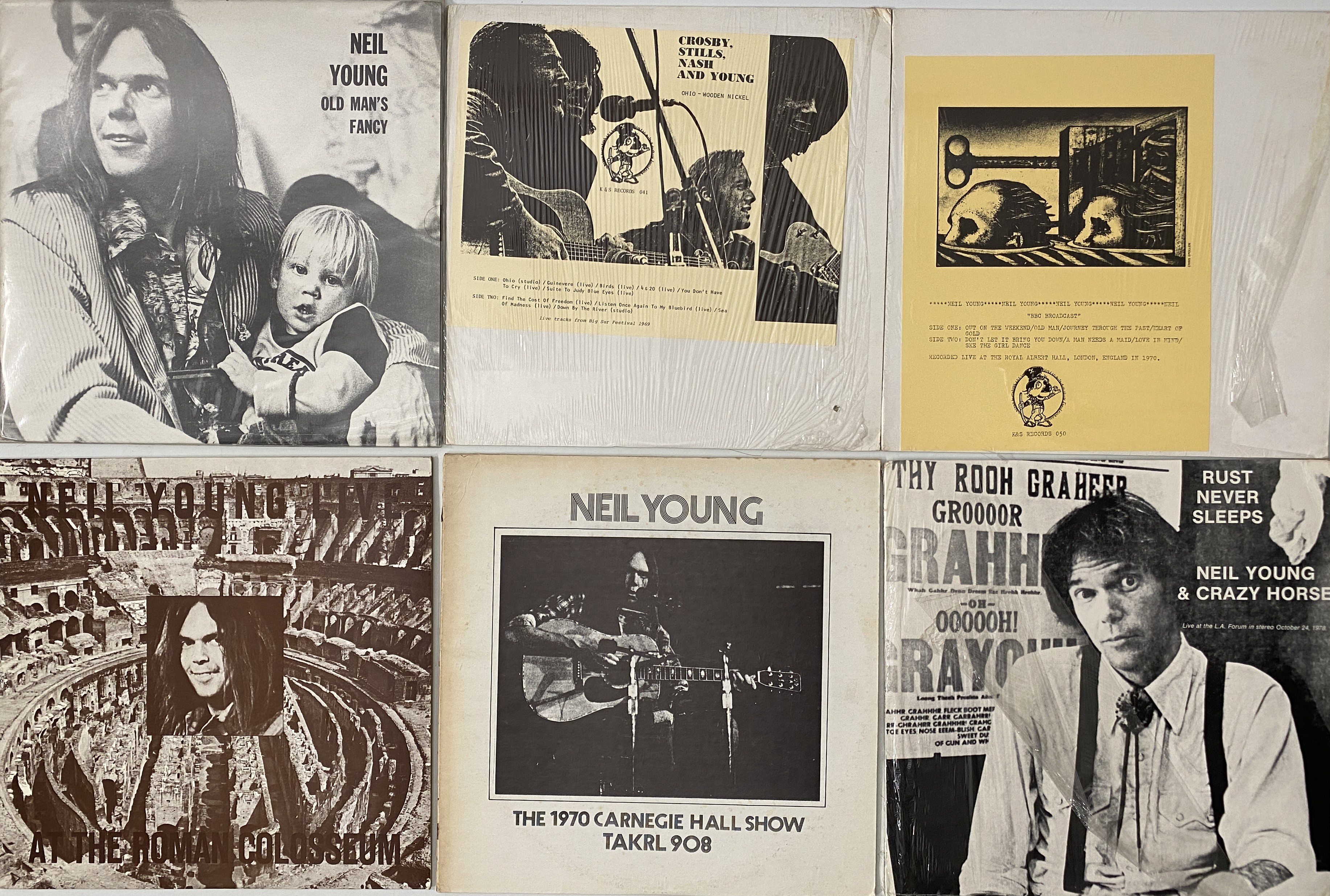 Lot 1189 - NEIL YOUNG AND RELATED - PRIVATE RELEASE
