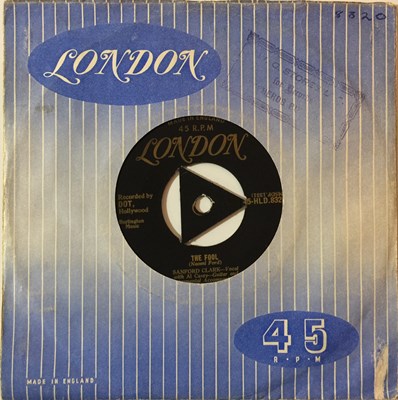 Lot 126 - SANFORD CLARK - THE FOOL 7'' (ORIGINAL UK LONDON RELEASE - 45-HLD 8320)