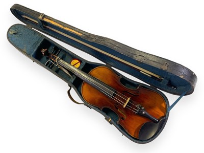 Lot 15 - ANTIQUE VIOLIN MADE BY OTTO JAEGER, FRANKFURT.