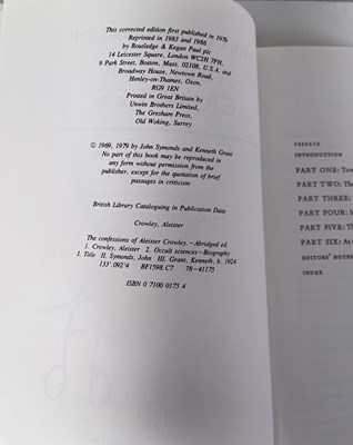 Lot 28 - ALEISTER CROWLEY - RARE AND COLLECTABLE BOOK COLLECTION.