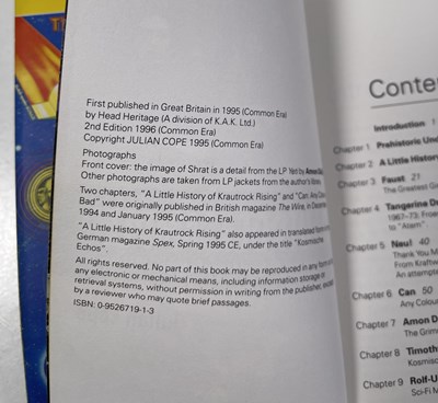 Lot 32 - JULIAN COPE - KRAUTROCKSAMPLER - COLLECTABLE BOOK.