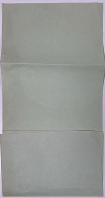 Lot 22 - THE MARTIN DUFFY COLLECTION - A LETTER FROM PRODUCER TOM DOWD TO THE BAND APPRAISING THEIR RECORDING OF 'GIVE OUT...' 1993.
