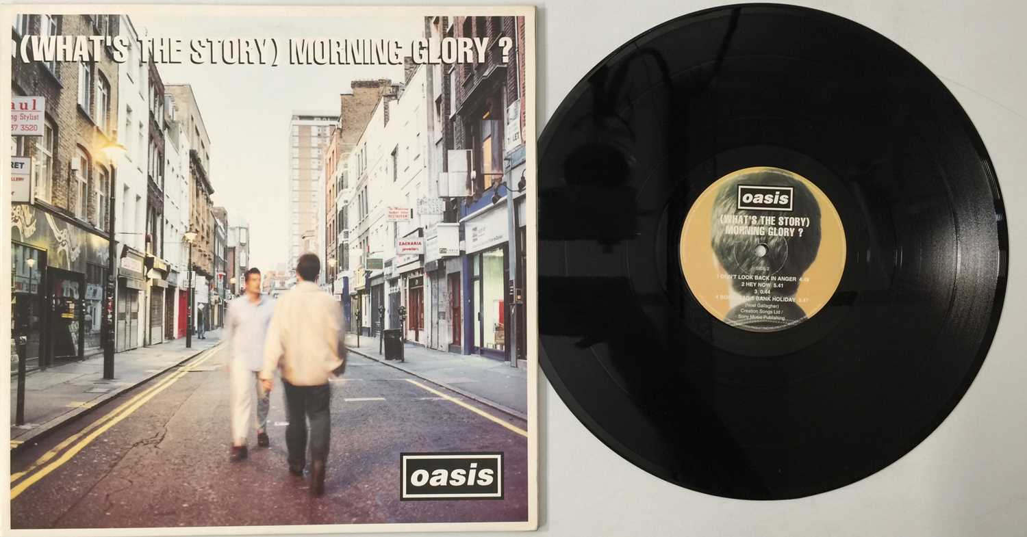 Lot 20 - OASIS - (WHAT'S THE STORY) MORNING GLORY LP (UK ORIGINAL - MPO PRESSING - CRE LP 189)