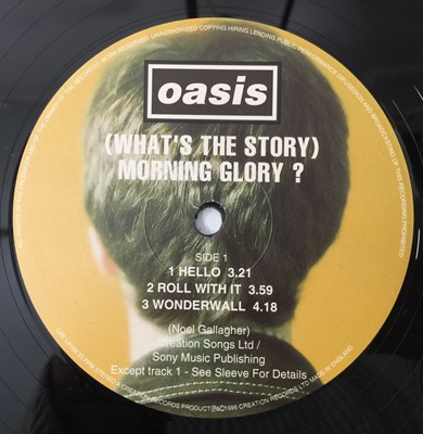 Lot 20 - OASIS - (WHAT'S THE STORY) MORNING GLORY LP (UK ORIGINAL - MPO PRESSING - CRE LP 189)