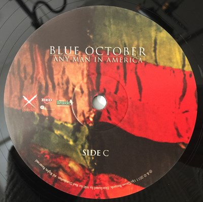 Lot 25 - BLUE OCTOBER - ANY MAN IN AMERICA LP (UP/DOWN 1101-LP)