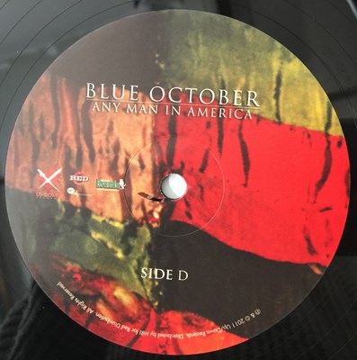 Lot 25 - BLUE OCTOBER - ANY MAN IN AMERICA LP (UP/DOWN 1101-LP)