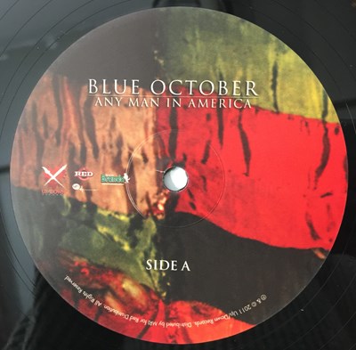 Lot 25 - BLUE OCTOBER - ANY MAN IN AMERICA LP (UP/DOWN 1101-LP)