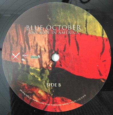 Lot 25 - BLUE OCTOBER - ANY MAN IN AMERICA LP (UP/DOWN 1101-LP)