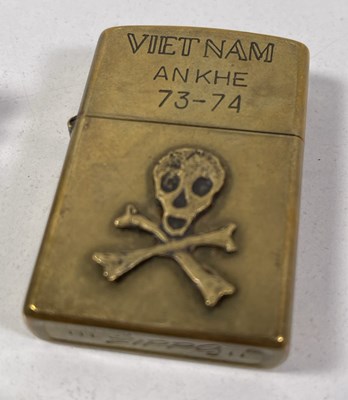 Lot 62 - MARTIN'S VIETNAM ZIPPO LIGHTERS.