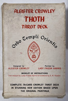 Lot 65 - TAROT / COLLECTABLE CARDS INC ALIESTER CROWLEY DECKS.