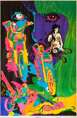 Lot 12 - ORIGINAL BLACKLIGHT POSTER - 1968 - 'DREAM OF ME'.