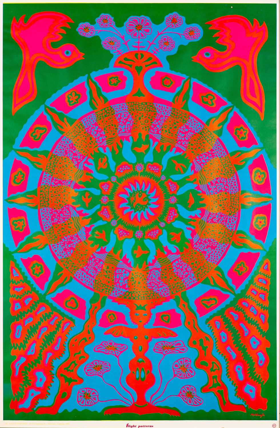 Lot 25 - JOSEPH MCHUGH - FLIGHT PATTERNS - ORIGINAL 1967 POSTER.