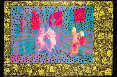 Lot 26 - WEST COAST PSYCHEDELIA - 'ANCIENT DANCE' POSTER C 1970.