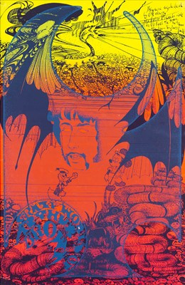 Lot 32 - HAPSHASH AND THE COLOURED COAT - CRAZY WORLD OF ARTHUR BROWN - OSIRIS POSTER - OA108.