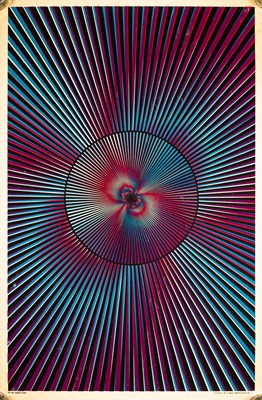 Lot 46 - ORIGINAL BLACKLIGHT POSTER - PP129 - INNER ZONK.