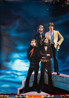 Lot 50 - THE BEATLES - TADANORI YOKOO - RARE 1980S POSTER.