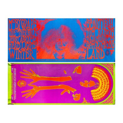 Lot 51 - WEST COAST PSYCHEDELIA - ORIGINAL FAMILY DOG POSTERS - BOB SCHNEPF / TAD HUNTER.