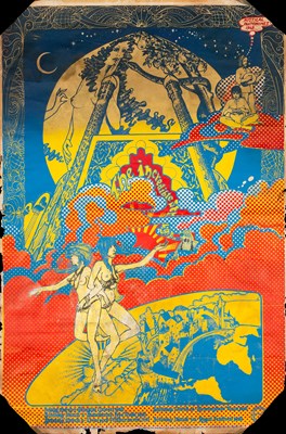 Lot 60 - HAPSHASH AND THE COLOURED COAT - INCREDIBLE STRING BAND, OA132 - ORGINAL 1968 POSTER.