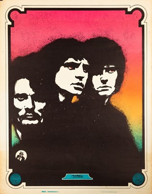 Lot 74 - CREAM - ORIGINAL GARY PATTERSON DESIGNED 1967 DAYGLO POSTER.
