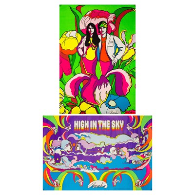 Lot 89 - RON CHERESKIN - ORIGINAL 1960S BLACKLIGHT POSTER PRINTS PSYCHEDELIC POSTERS.
